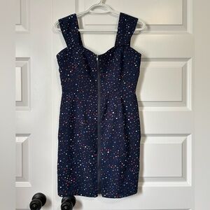 BCBGeneration Exposed Zipper Cocktail Dress